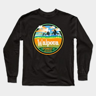 Waipoua Forest, New Zealand Nature Landscape Long Sleeve T-Shirt